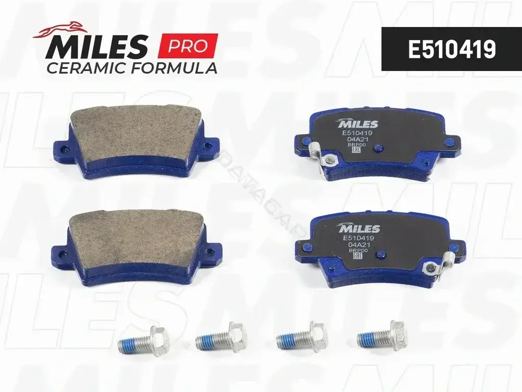 Тормозные колодки MILES E510419