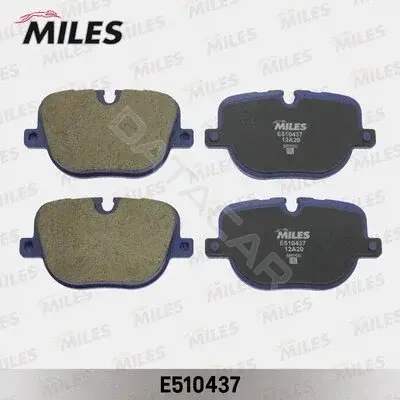 Тормозные колодки MILES E510437