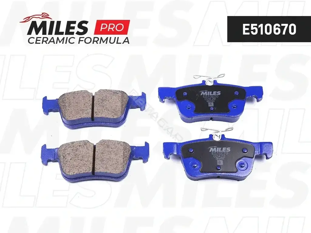Тормозные колодки MILES E510670