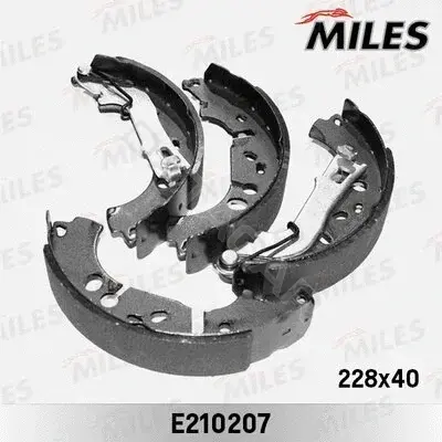 Барабанные колодки MILES E210207
