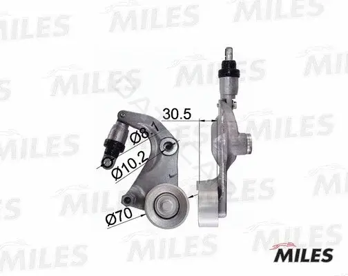 Натяжитель ремня генератора MILES AG00135