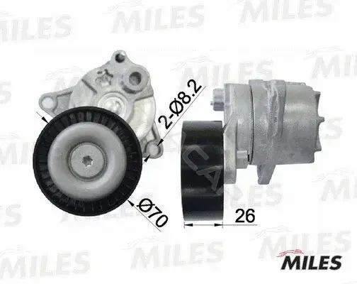 Натяжитель ремня генератора MILES AG00297
