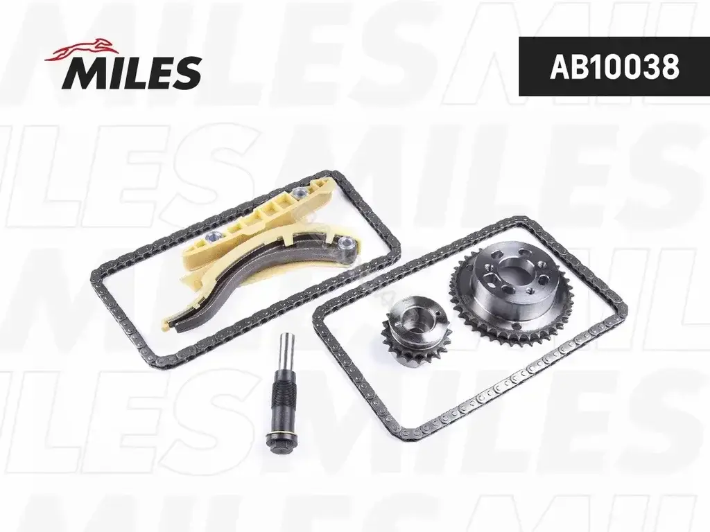 Комплект цепи ГРМ MILES AB10038
