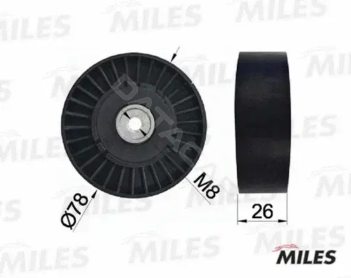 Натяжной ролик ГРМ MILES AG03115