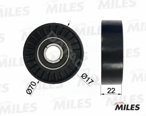 Натяжной ролик ГРМ MILES AG03055