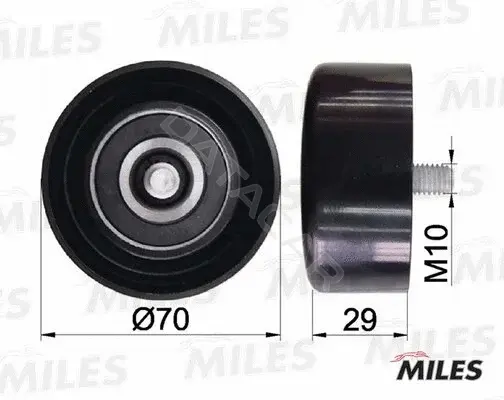 Натяжной ролик ГРМ MILES AG03108