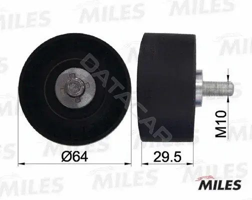 Натяжной ролик ГРМ MILES AG02002