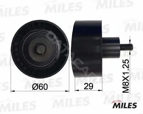 Натяжной ролик ГРМ MILES AG02030