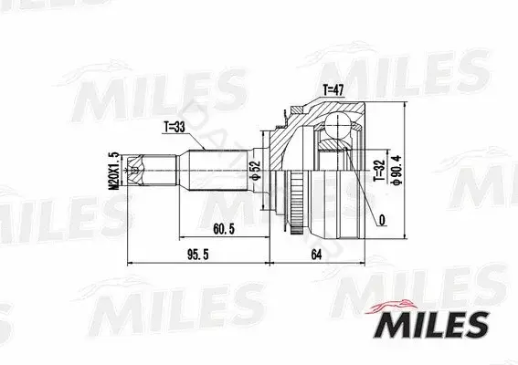 Шрус MILES GA20083