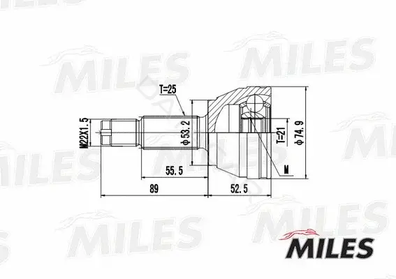 Шрус MILES GA20111