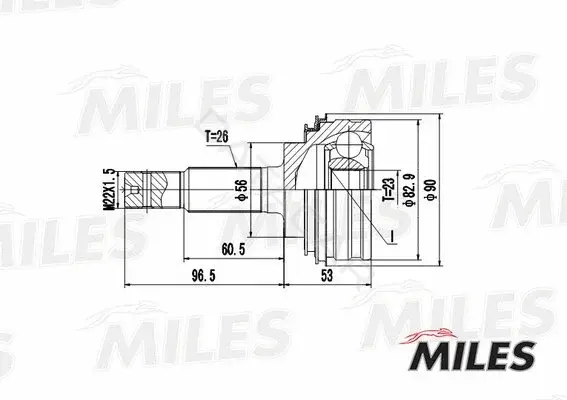 Шрус MILES GA20480