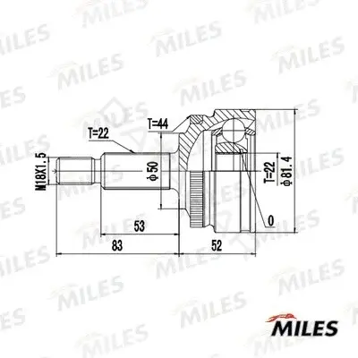 Шрус MILES GA20503