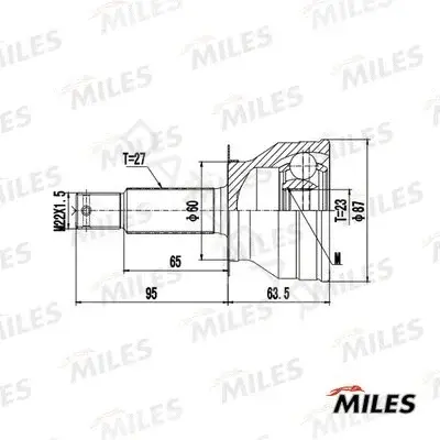 Шрус MILES GA20679