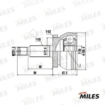 Шрус MILES GA20727