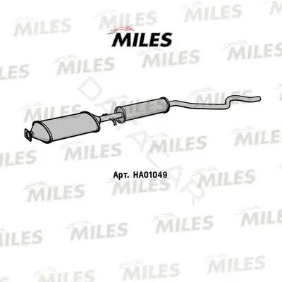 Глушитель выхлопных газов MILES HA01049