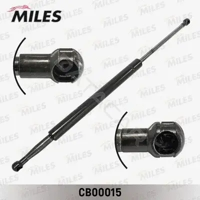 Амортизатор крышки багажника, капота, заднего стекла MILES CB00015