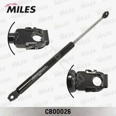 Амортизатор крышки багажника, капота, заднего стекла MILES CB00026