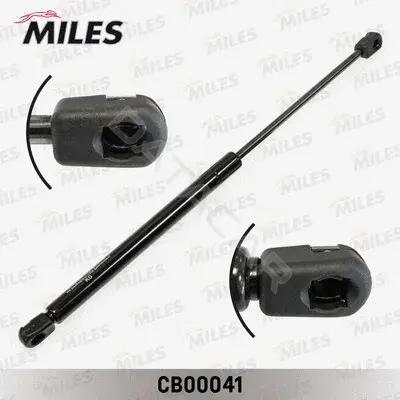 Амортизатор крышки багажника, капота, заднего стекла MILES CB00041