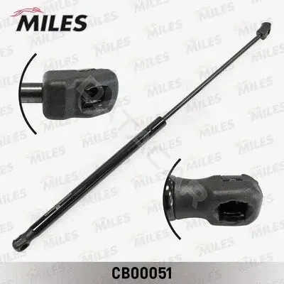 Амортизатор крышки багажника, капота, заднего стекла MILES CB00051
