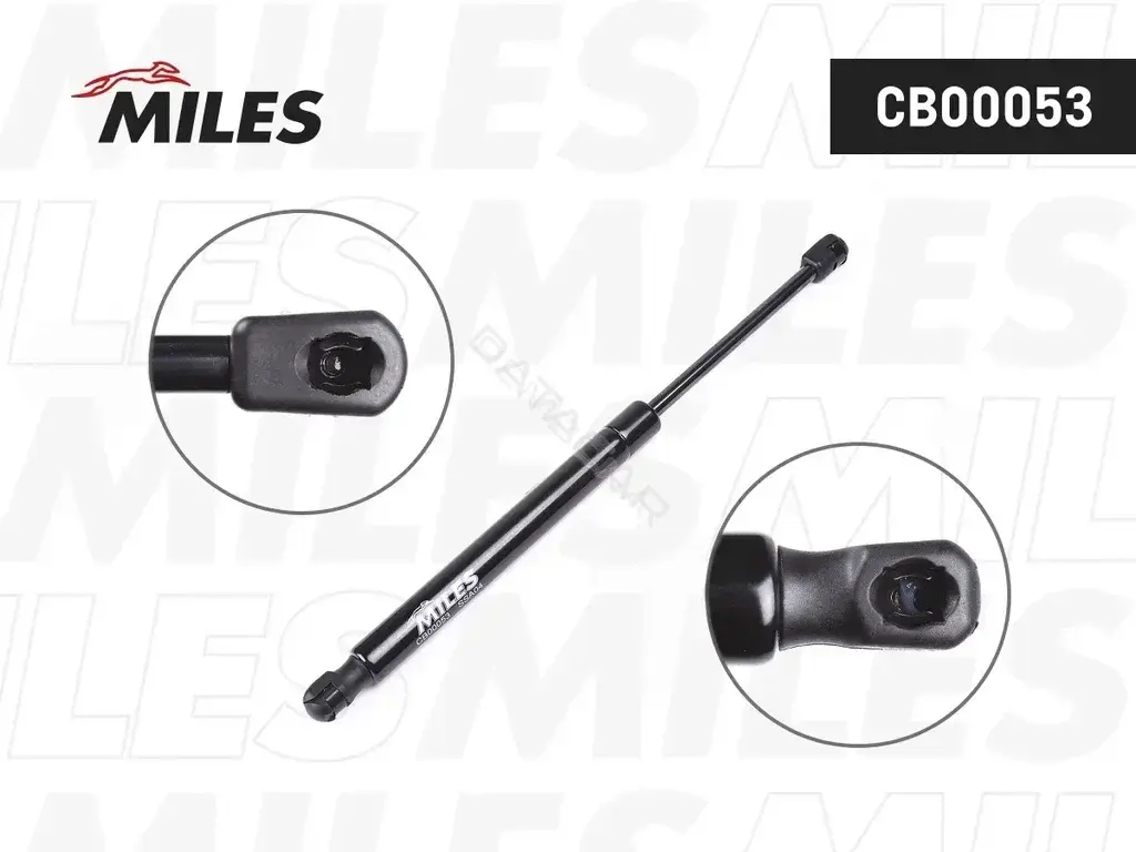 Амортизатор крышки багажника, капота, заднего стекла MILES CB00053