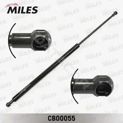 Амортизатор крышки багажника, капота, заднего стекла MILES CB00055
