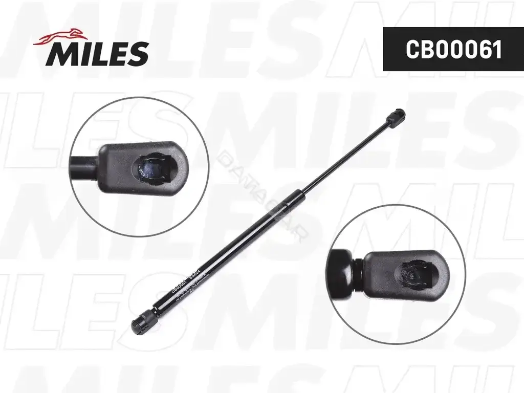 Амортизатор крышки багажника, капота, заднего стекла MILES CB00061