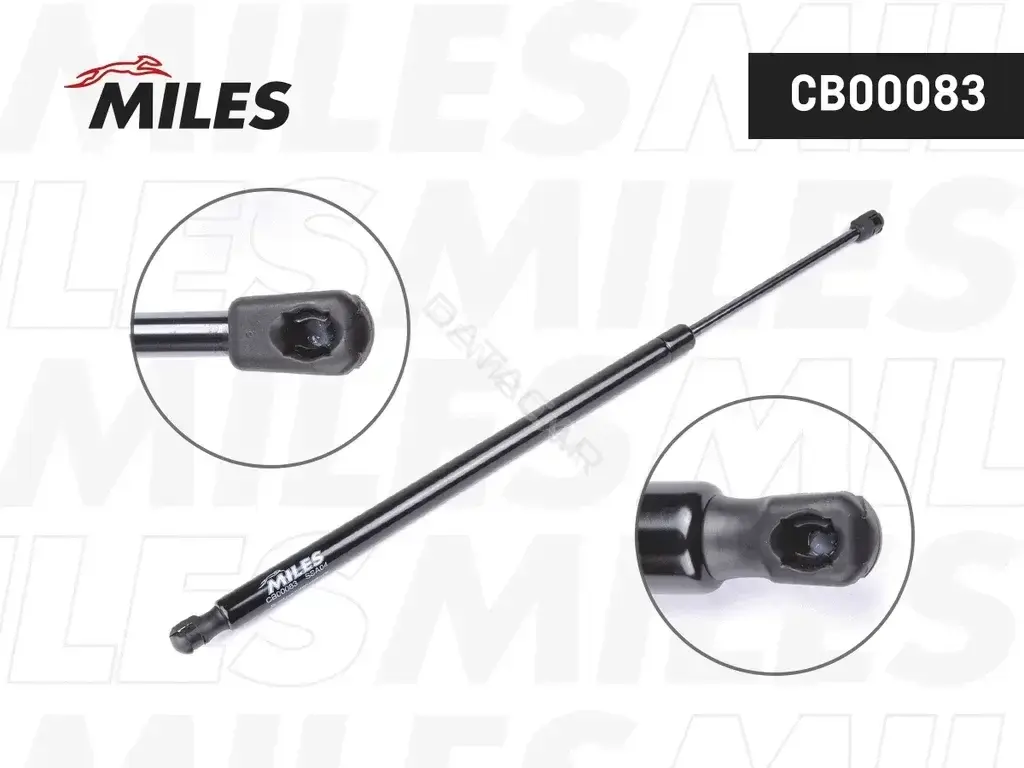 Амортизатор крышки багажника, капота, заднего стекла MILES CB00083