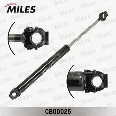 Амортизатор крышки багажника, капота, заднего стекла MILES CB00025