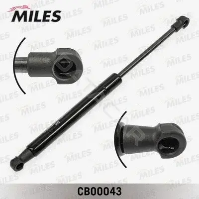 Амортизатор крышки багажника, капота, заднего стекла MILES CB00043