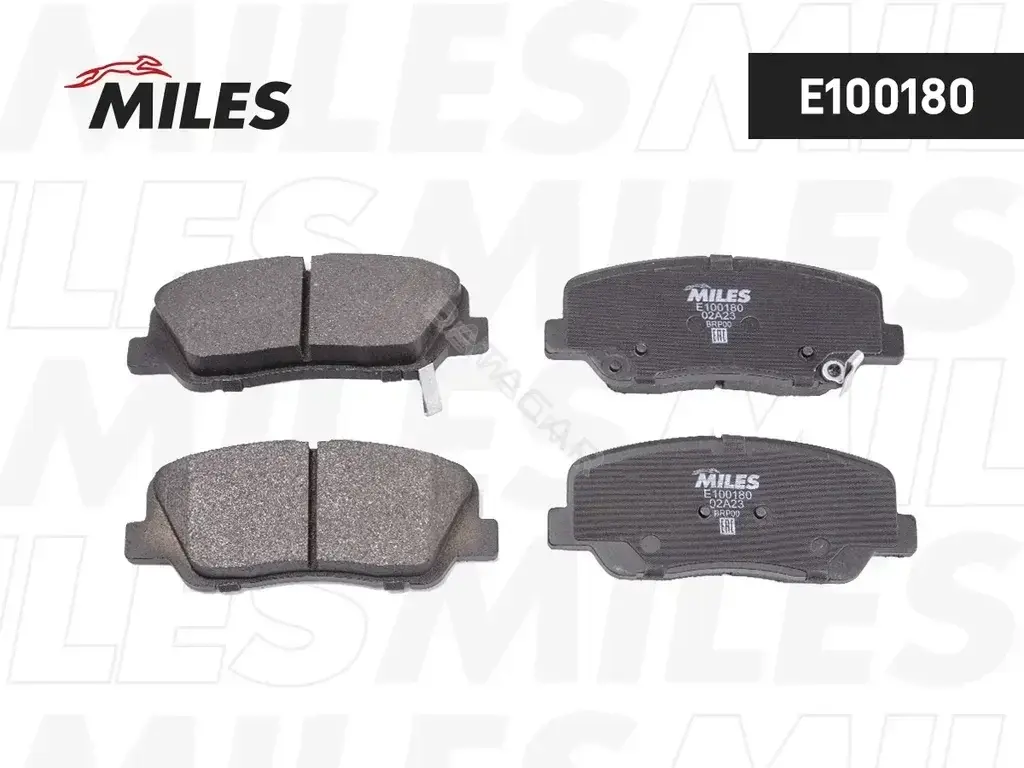 Тормозные колодки MILES E100180