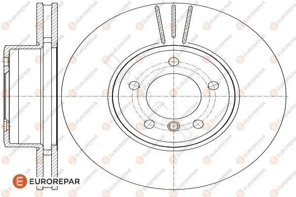 Тормозные диски EUROREPAR 1622811080