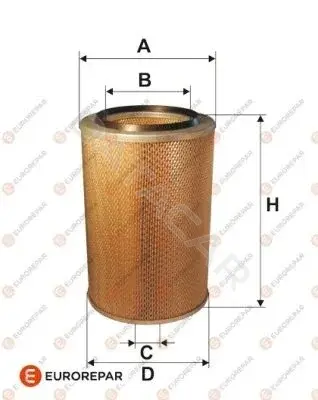 Воздушный фильтр EUROREPAR E147148