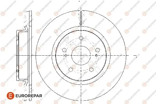 Тормозные диски EUROREPAR 1667861280