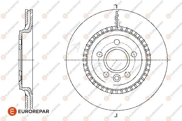 Тормозные диски EUROREPAR 1667862380