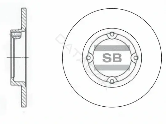 Тормозные диски Hi-Q SD3002