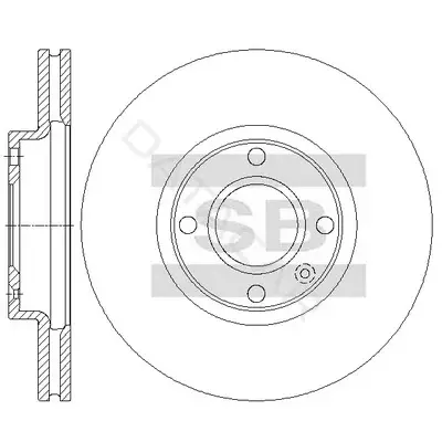 Тормозные диски Hi-Q SD3078