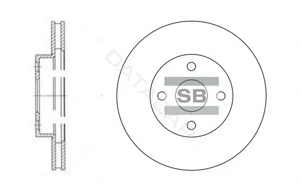 Тормозные диски Hi-Q SD4008