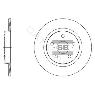 Тормозные диски Hi-Q SD4084