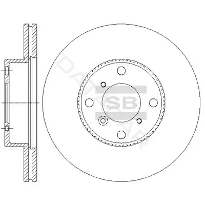 Тормозные диски Hi-Q SD4808