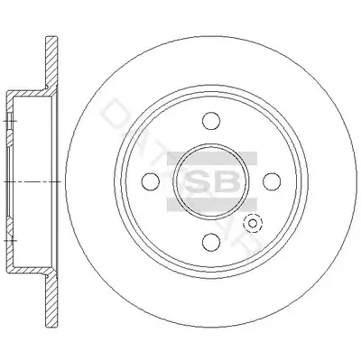 Тормозные диски Hi-Q SD5117