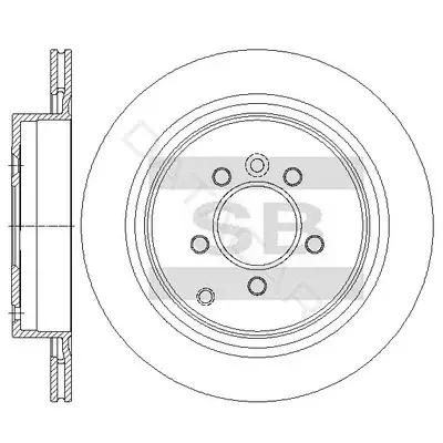 Тормозные диски Hi-Q SD6206