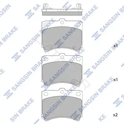 Тормозные колодки Hi-Q SP1049