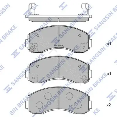 Тормозные колодки Hi-Q SP1056