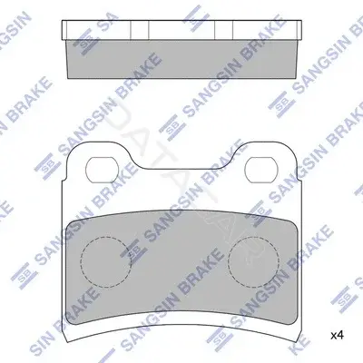 Тормозные колодки Hi-Q SP1064