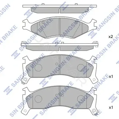 Тормозные колодки Hi-Q SP1070