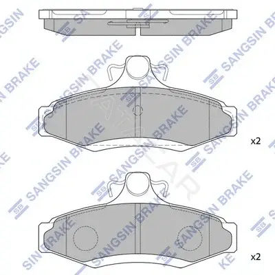 Тормозные колодки Hi-Q SP1114