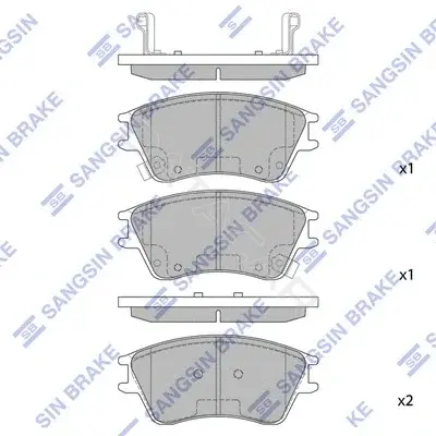 Тормозные колодки Hi-Q SP1147