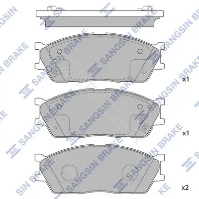 Тормозные колодки Hi-Q SP1164