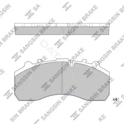Тормозные колодки Hi-Q SP1393