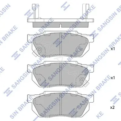 Тормозные колодки Hi-Q SP1462